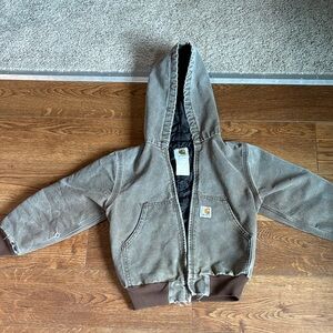 Carhartt Kids Brown Hooded Jacket